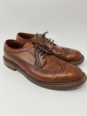 Alden Longwing Bluchers Shoes Mens 8.5 B/D Brown 97641 Dress Oxford for J CREW